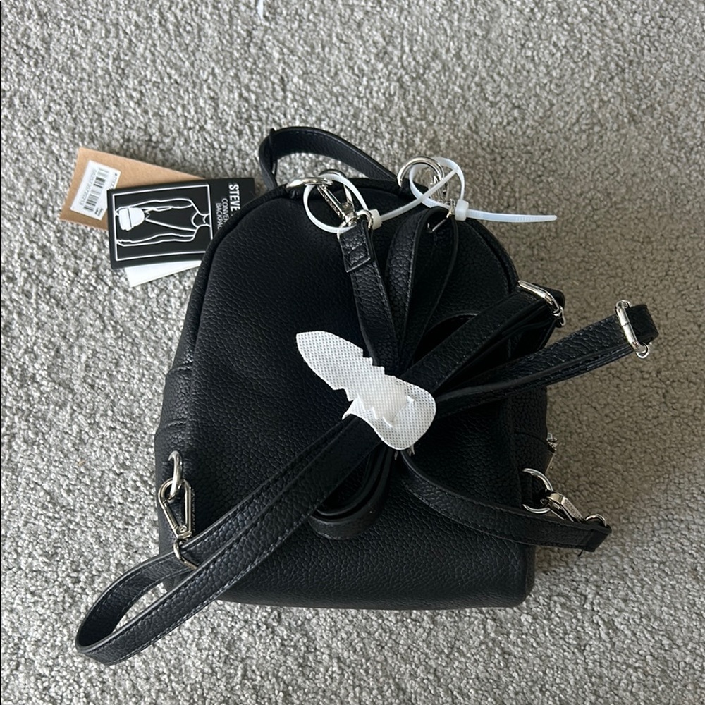 Steve Madden Black Backpack - Picture 2 of 3